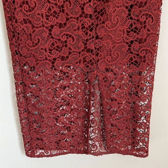 Zara Lace Midi Skirt Y2K Size Small or 26 - Picture 5 of 6